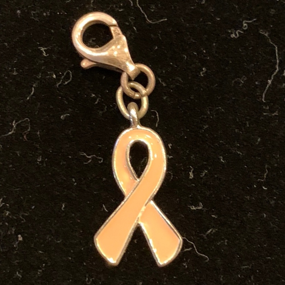 Pink Breast Cancer Awareness charm